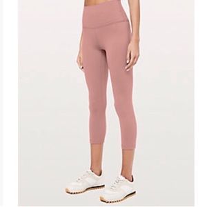 rare Lululemon Spanish rose aligns 6 21”